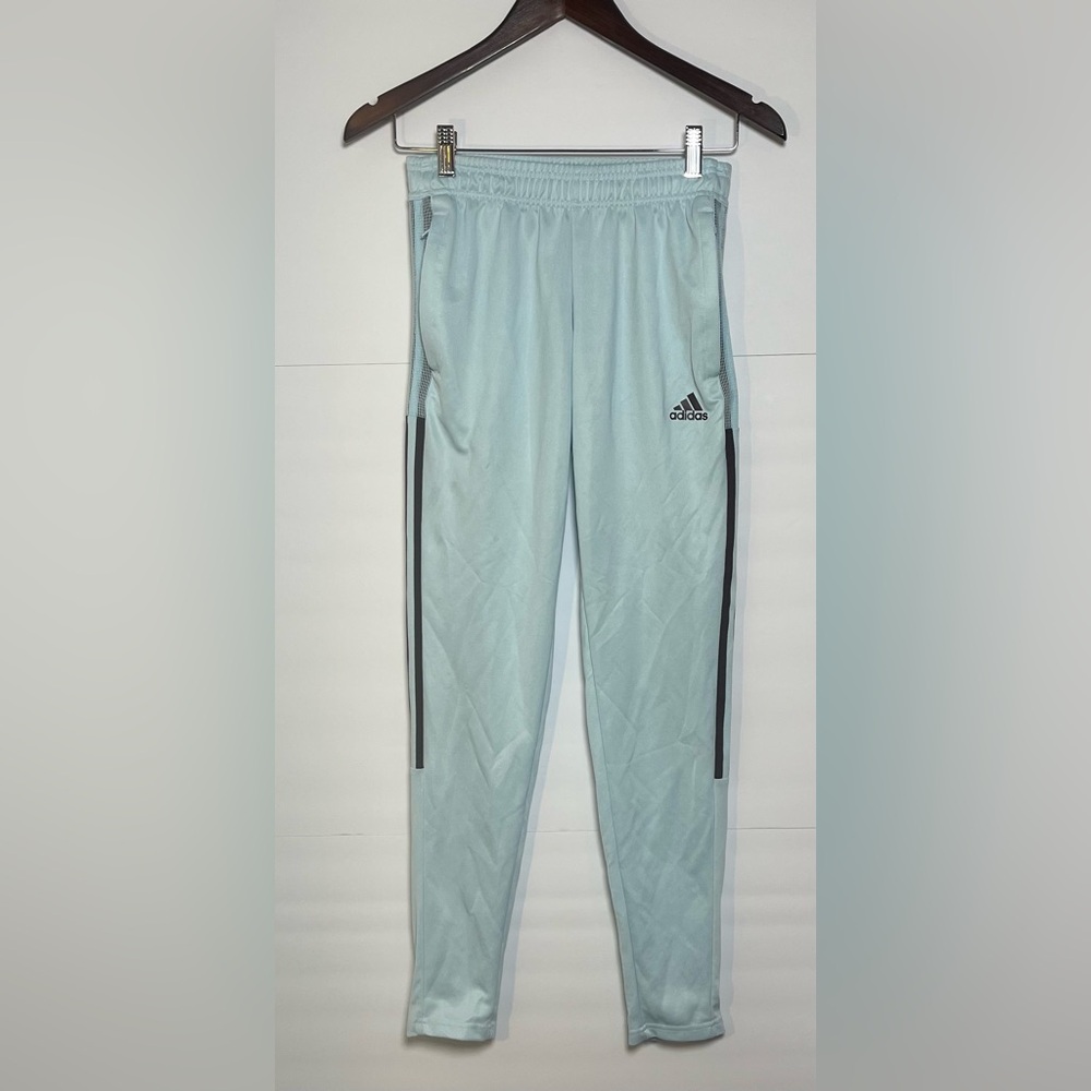Adidas Tiro 21 Track Pant, Size XS - Light Blue Black